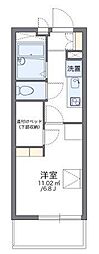 レオパレスハイツ流山 1Kの間取図画像