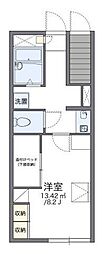 レオパレスパークセブン 1Kの間取図画像