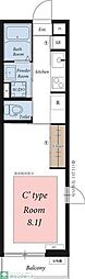 リブリ・CHK 1Kの間取図画像