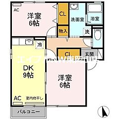 物件の間取り