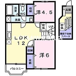 シェールB 2階