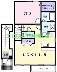 ブランシュ 2階/-