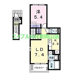 プレステージ花ずいＧ 2階