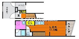 クレル瀬戸N棟 2階/-