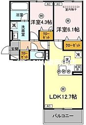 シャンポールさい D 3階/-