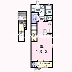メゾン・ド・ジュネス ワンルームの間取図画像