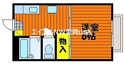 メゾン・クレール 1Kの間取図画像