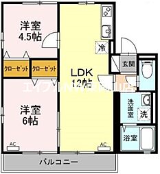 ガーデン江西通りI 2階/-