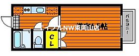 コーポパロス  ｜ 岡山県岡山市中区西川原1丁目（賃貸マンション1K・2階・24.00㎡） その2