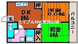 岸本マンション 4階/-