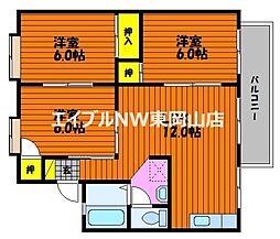 コーポアルザスC棟 2階