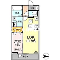 蓮‐Ren  ｜ 岡山県岡山市中区高屋（賃貸アパート1LDK・1階・37.78㎡） その2