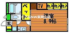 レオパレス福岡A  ｜ 岡山県瀬戸内市長船町福岡（賃貸アパート1K・1階・26.49㎡） その2