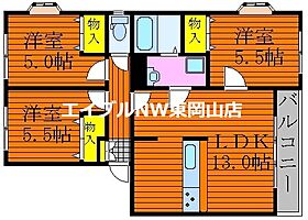 サンライフフジワラ  ｜ 岡山県岡山市中区藤原西町2丁目（賃貸アパート3LDK・1階・69.90㎡） その2