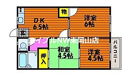 間取図画像 3DK
