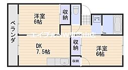 コーポ烏城A 2階