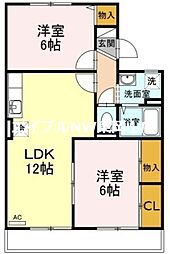 ヴィルヌーブ　Ｂ棟 2階