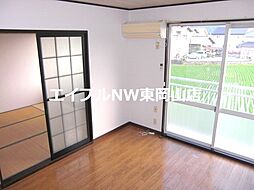 コーポ長船B 1階2DKのリビング/ダイニング