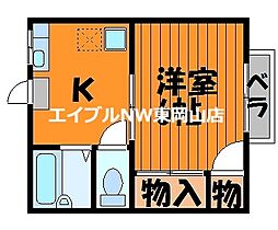 ハイツコスモス 1階