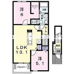 river sideはるか A 2階