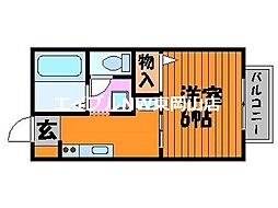 間取図画像 1K