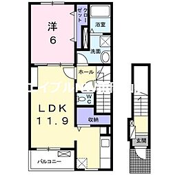 シェリールA 2階