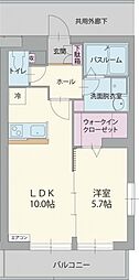 間取図画像 1LDK