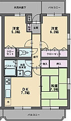 物件の間取り