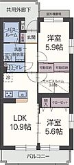 物件の間取り
