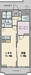 トレンタ・ノーベ 1LDKの間取図画像