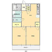 群馬県太田市東別所町（賃貸アパート2DK・2階・40.82㎡） その2