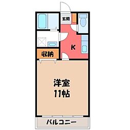 🉐敷金礼金0円！🉐東北新幹線 宇都宮駅 バス17分 ミツトヨ前下...