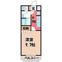 栃木県さくら市きぬの里3丁目（賃貸アパート1K・2階・29.75㎡） その2