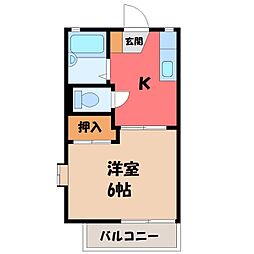 宇都宮大学陽東キャンパス駅 3.4万円