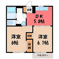 🉐敷金礼金0円！🉐東北本線 自治医大駅 徒歩7分