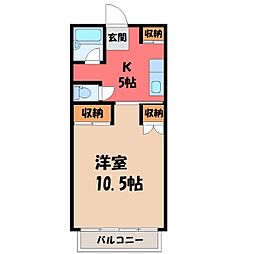 🉐敷金礼金0円！🉐日光線 鹿沼駅 徒歩3分