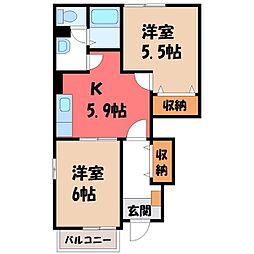 🉐敷金礼金0円！🉐東北本線 蒲須坂駅 徒歩28分