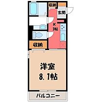 栃木県小山市大字小山（賃貸アパート1K・1階・30.33㎡） その2