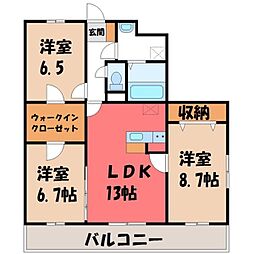 宇都宮駅 10.7万円