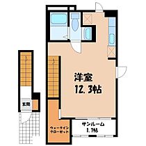 栃木県栃木市日ノ出町（賃貸アパート1R・2階・37.53㎡） その2