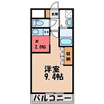 栃木県小山市犬塚8丁目（賃貸アパート1K・1階・30.00㎡） その2