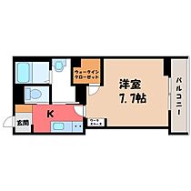 栃木県宇都宮市南大通り3丁目（賃貸マンション1K・1階・31.44㎡） その2