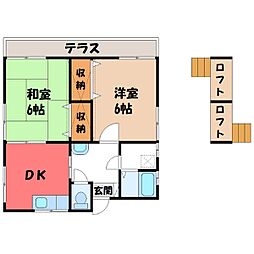 🉐敷金礼金0円！🉐真岡鐵道 真岡駅 徒歩18分
