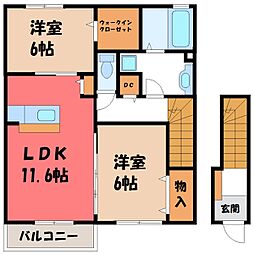 東北本線 小山駅 徒歩24分