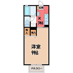 間取図画像 1K