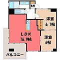カルム竹林2階7.7万円