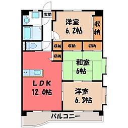 間取図画像 3LDK
