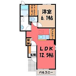間取図画像 1LDK