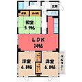ツルオカハイツ2階6.3万円