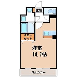 間取図画像 1K